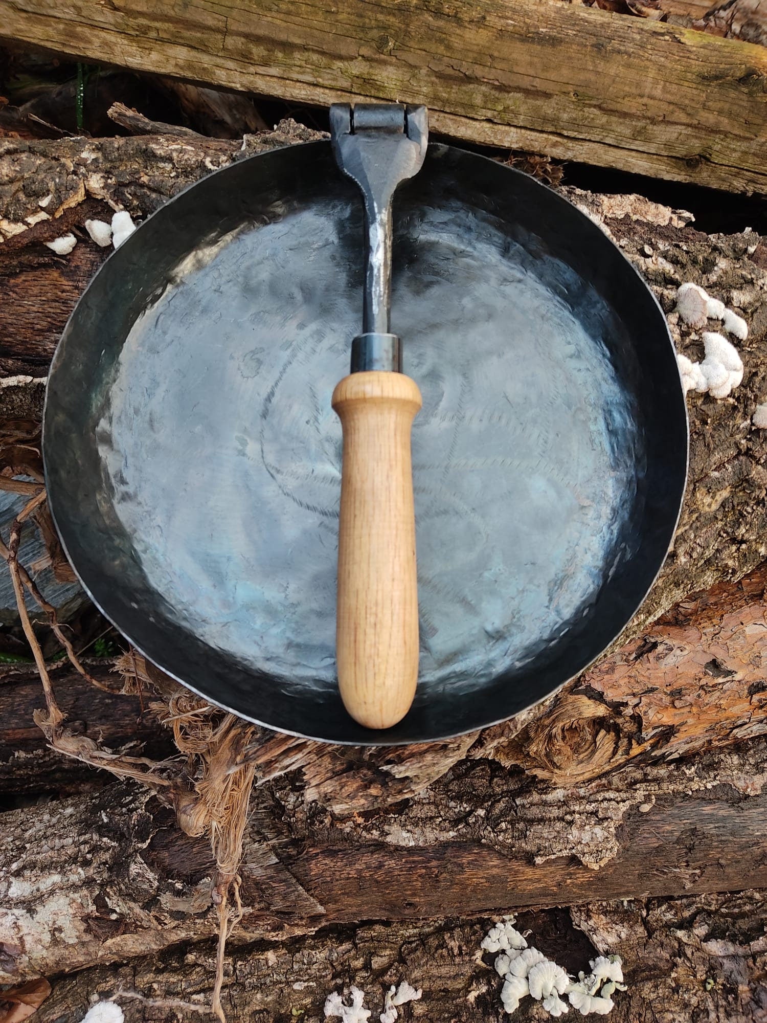 Bushcraft survival handmade primitive camp cowboy outdoor cheff pan camper gear bushcraft gear cowboy pan rustic pan primitive gift