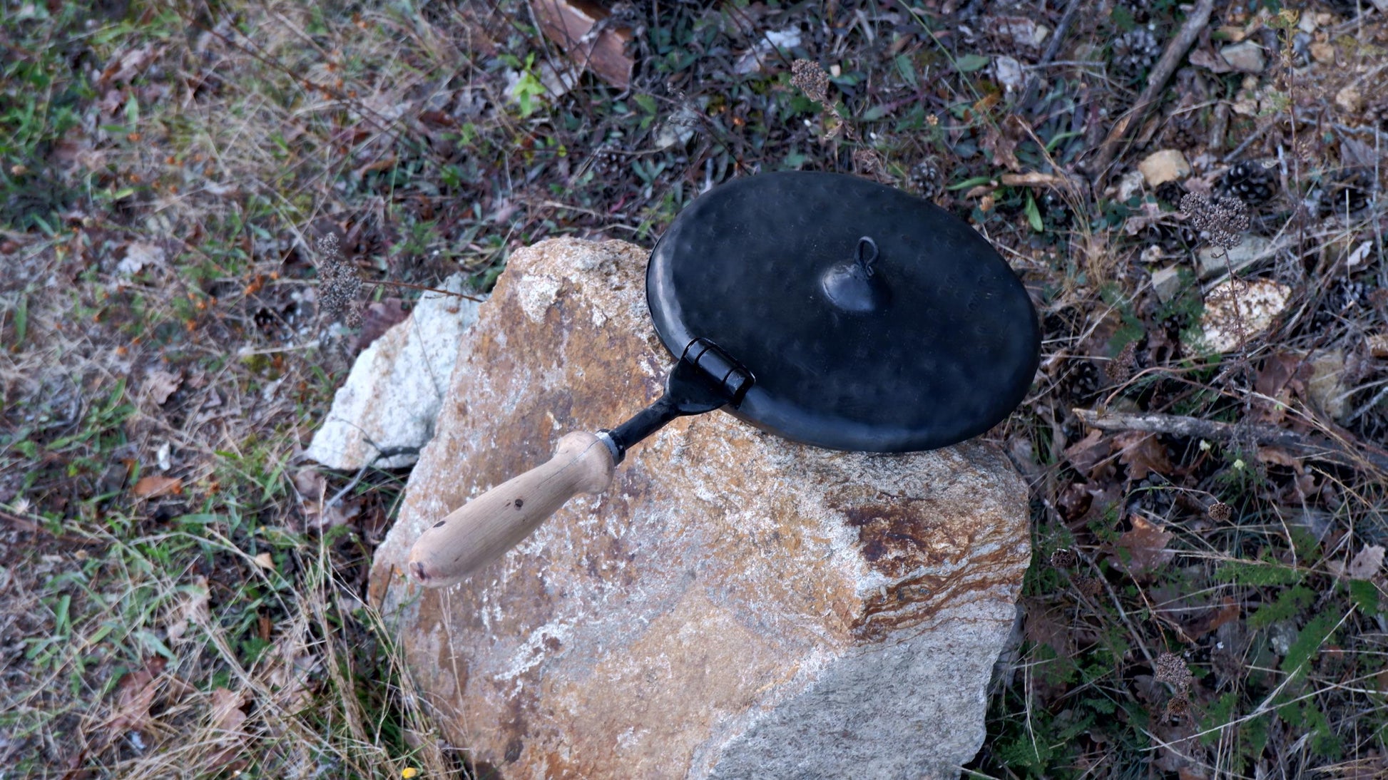 Bushcraft survival handmade primitive camp cowboy outdoor cheff pan camper gear bushcraft gear cowboy pan rustic pan primitive gift
