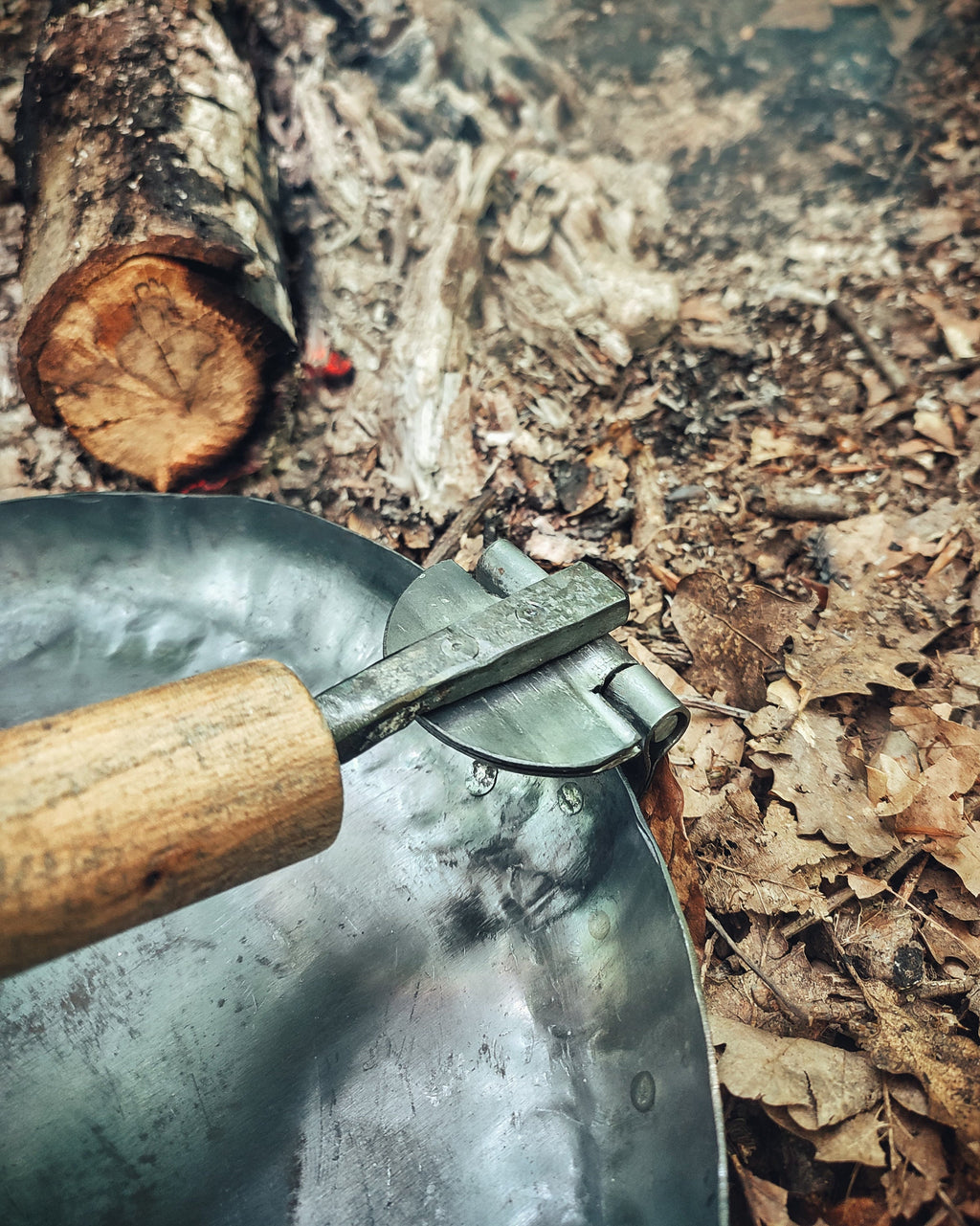 Bushcraft survival handmade primitive camp cowboy outdoor cheff pan camper gear bushcraft gear cowboy pan rustic pan primitive gift