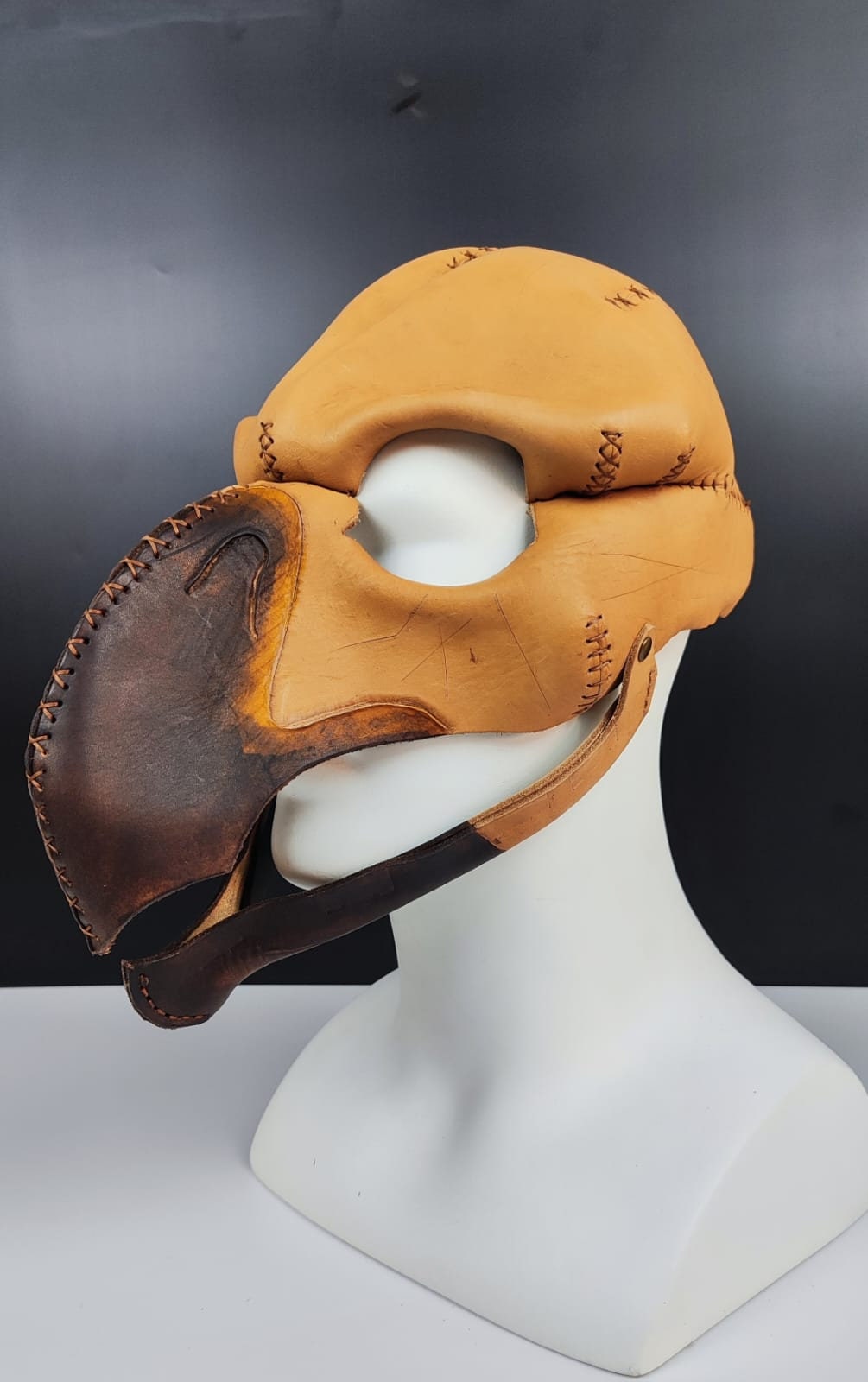 Handmade Genuine Leather Mask Cosplay