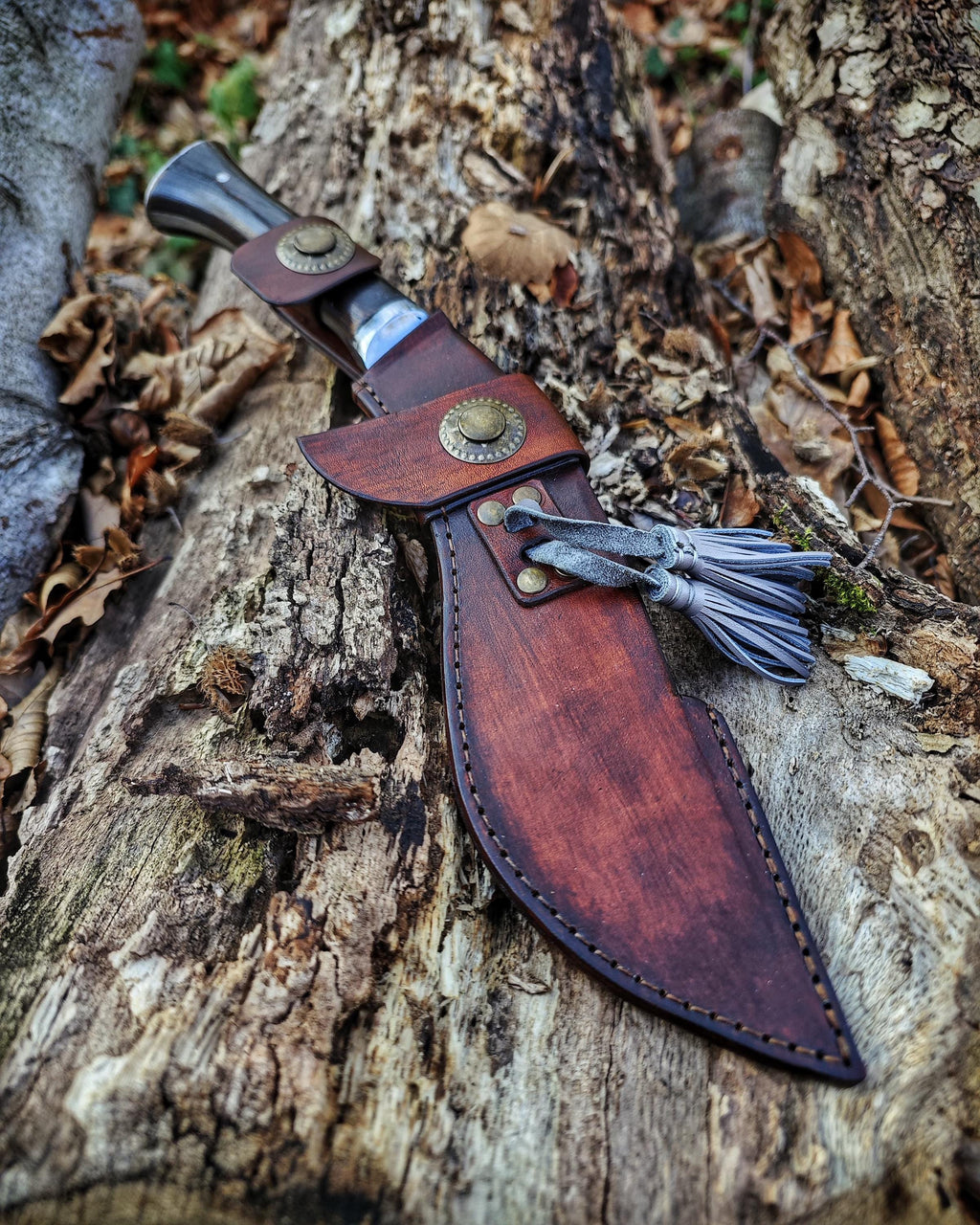 Hand-Forged Nepal Kukri – Genuine Leather Sheath, Traditional Design, Durable &amp; Ready for Adventure