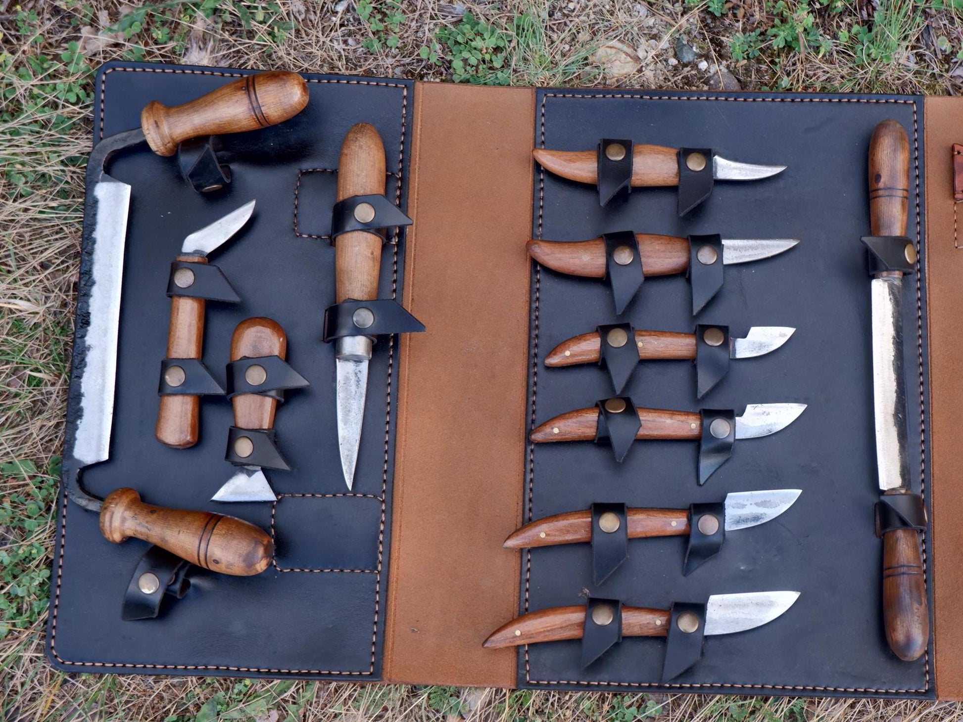 Handcrafted Wood Carving Knife Set – A Lifetime Treasure for Your Craft and Legacy carving knife set with leather bag