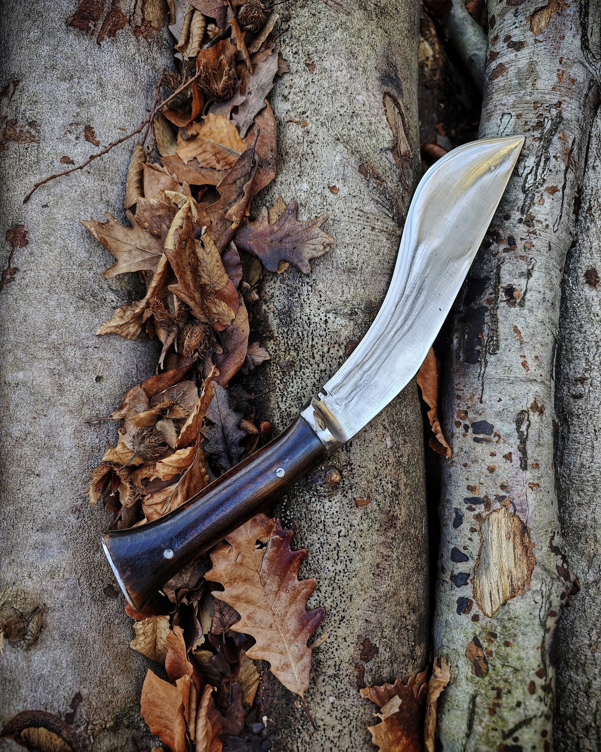 Hand-Forged Nepal Kukri – Genuine Leather Sheath, Traditional Design, Durable &amp; Ready for Adventure