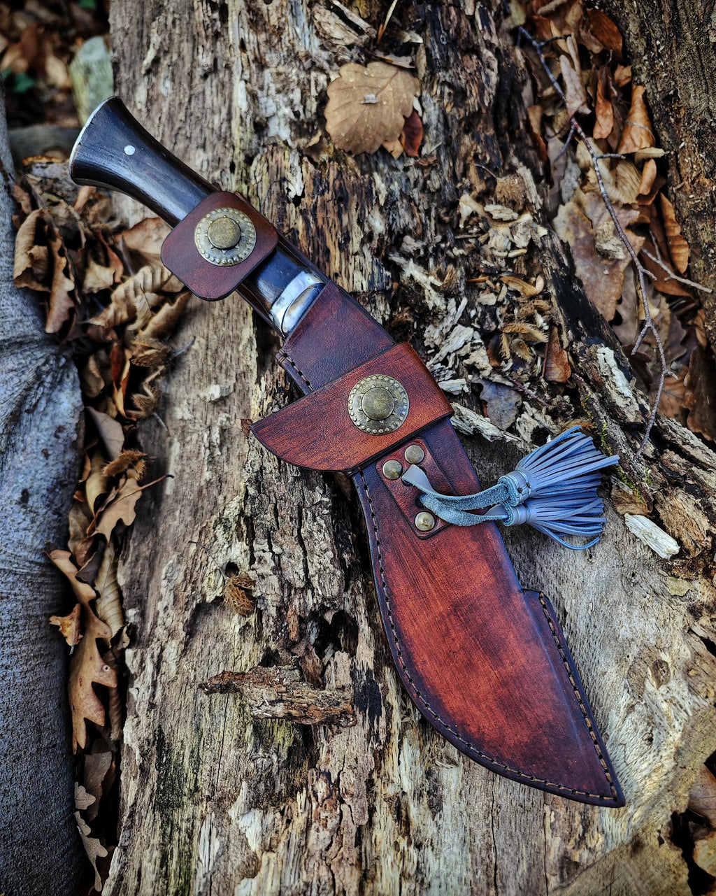 Hand-Forged Nepal Kukri – Genuine Leather Sheath, Traditional Design, Durable &amp; Ready for Adventure