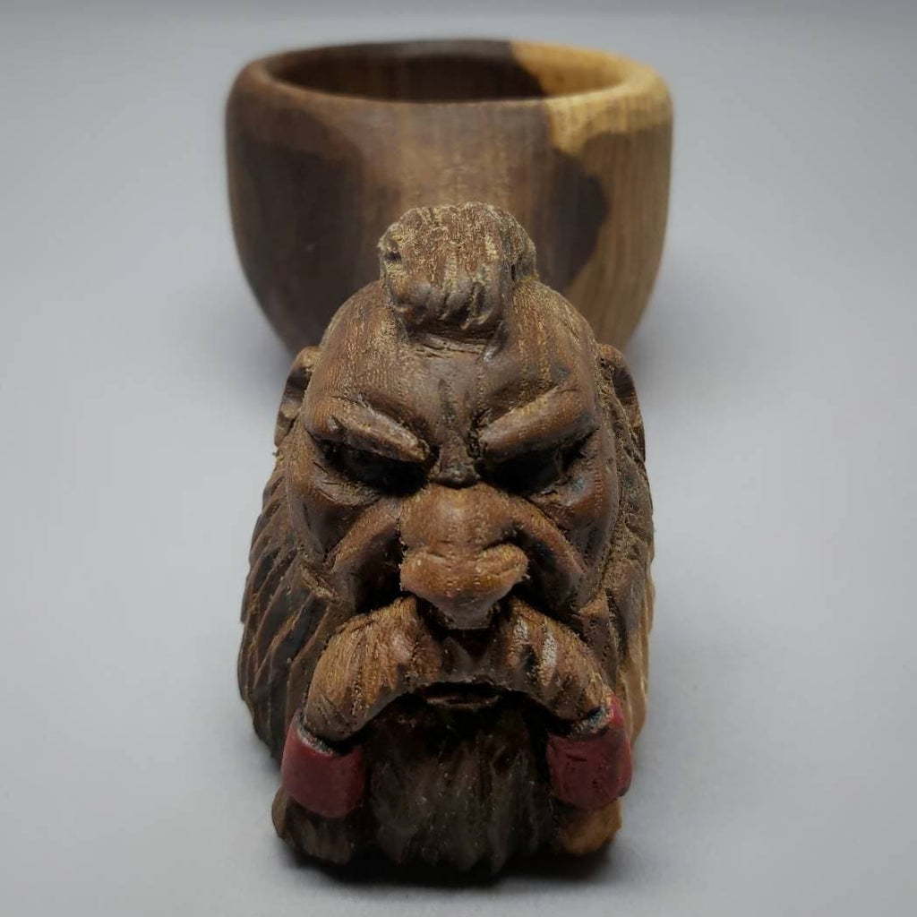 Viking Ragnar Head-Shaped Handmade Wooden Kuksa viking mug , birch tumbler, natural , Scandi nordic cup, portable gift