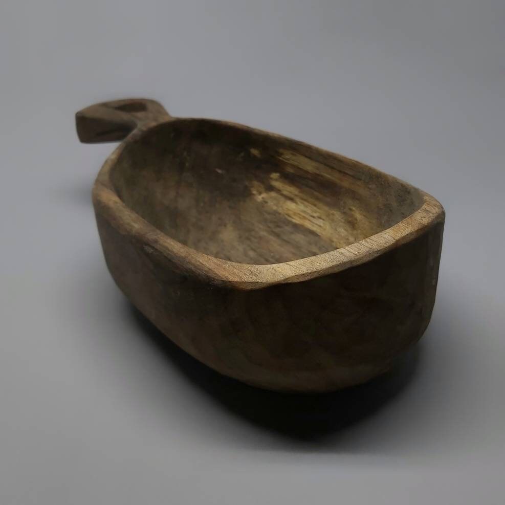 Handcraft carved wooden carving bushcraft bowl gift for her gift for mom wooden bowls handmade