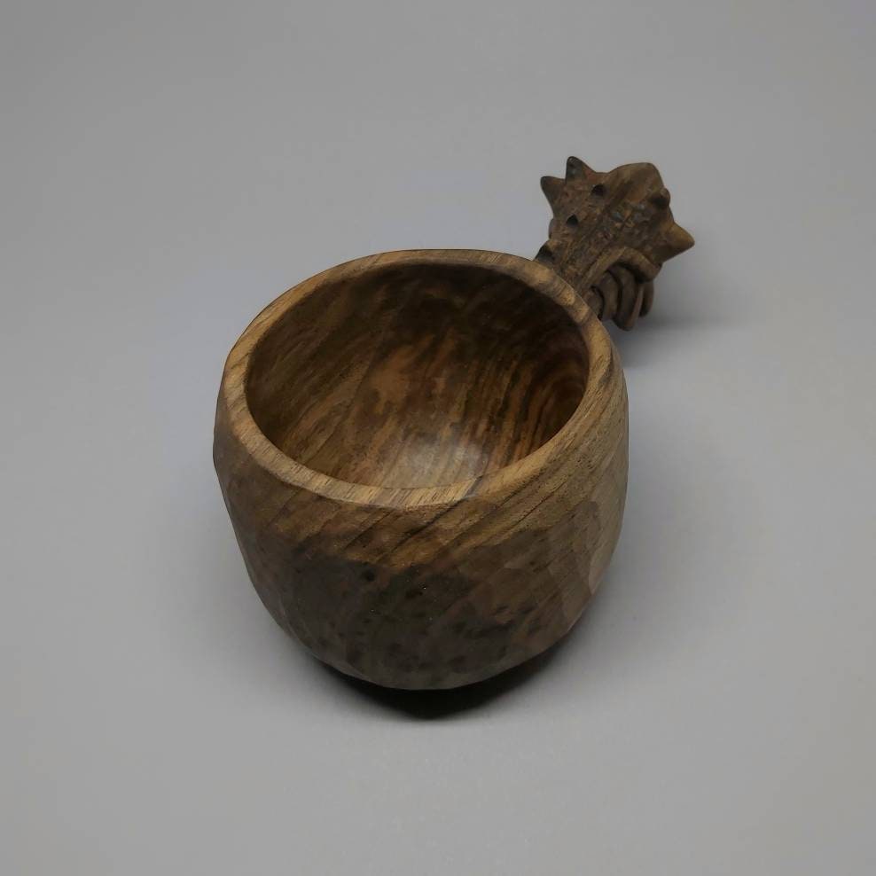Legendary Dragon-Shaped Wooden Mugs kuksa  handmade dragon figure tea and coffe mug  cup  kuksa guksi gift for mom son father boyfriend