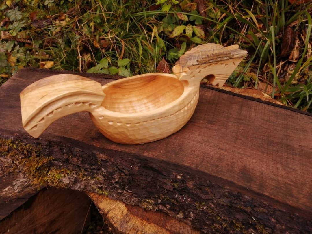 Handmade Horse Shaped Decorative Bowl Inspired by Vikings