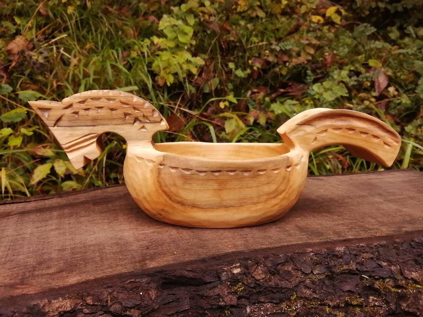 Handmade Horse Shaped Decorative Bowl Inspired by Vikings