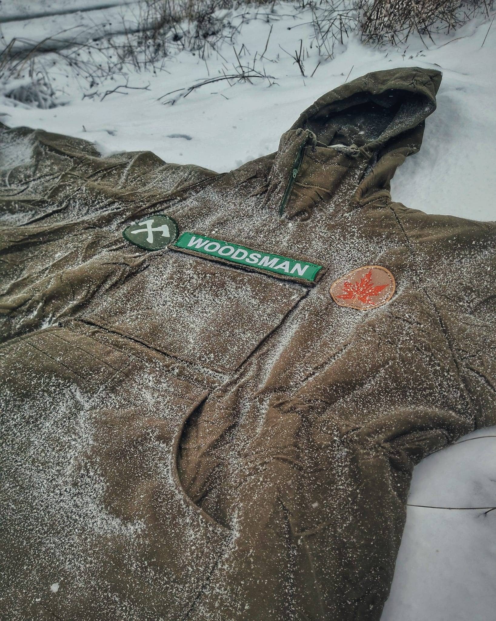 Bushcraft anorak wind stopper real outdoor clothe you dont feel the cool man wear uniquie style outdoor fashion it is also usefull for man
