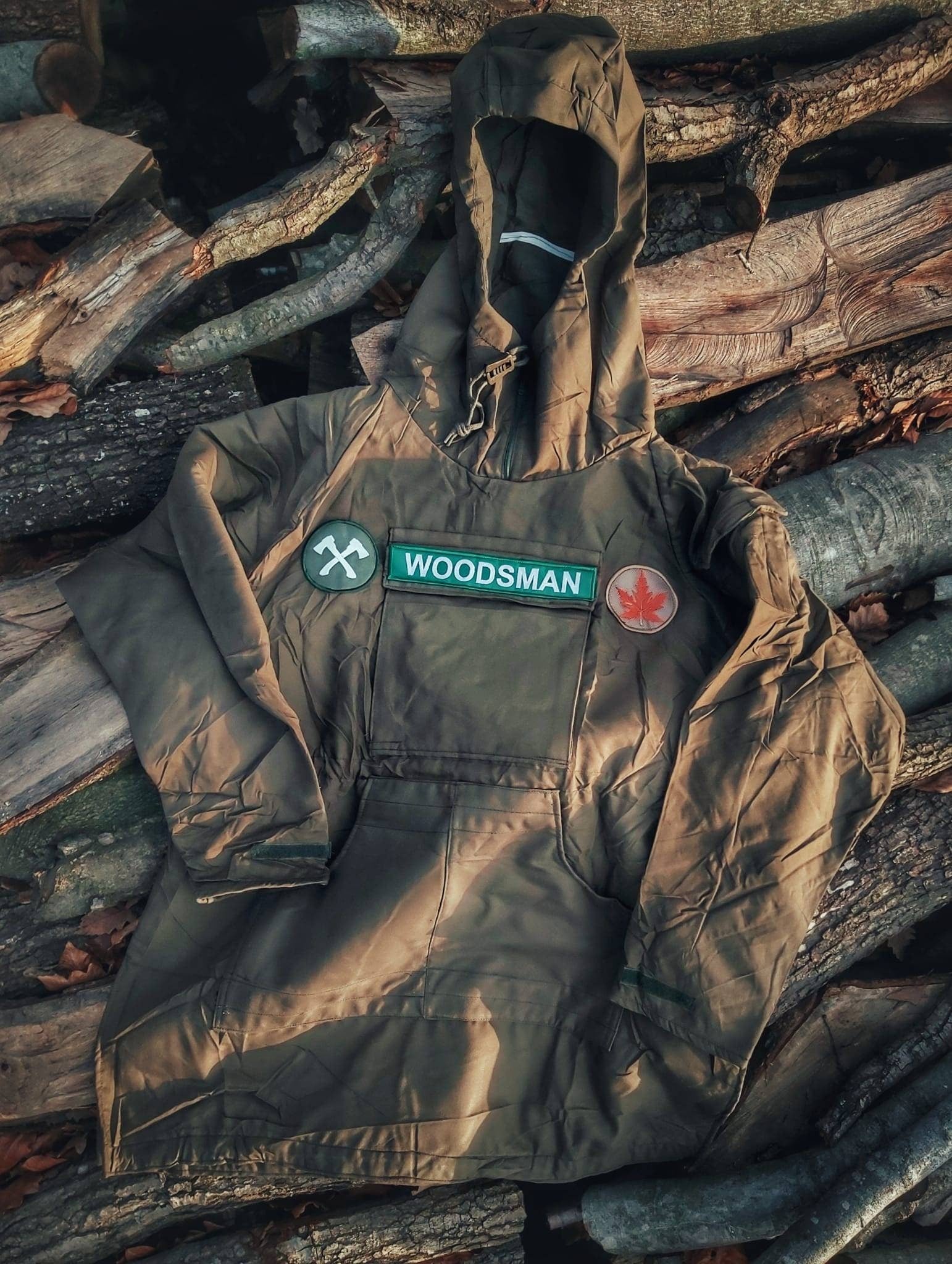 Bushcraft anorak wind stopper real outdoor clothe you dont feel the cool man wear uniquie style outdoor fashion it is also usefull for man