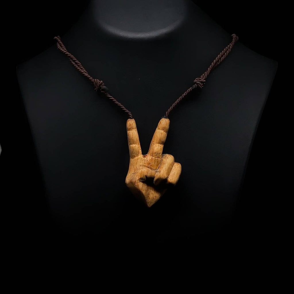 wooden victory necklace chiristmas new year gift for her pendant moms gift valentine day gifts