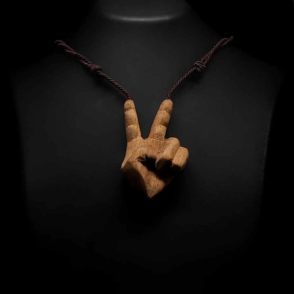wooden victory necklace chiristmas new year gift for her pendant moms gift valentine day gifts