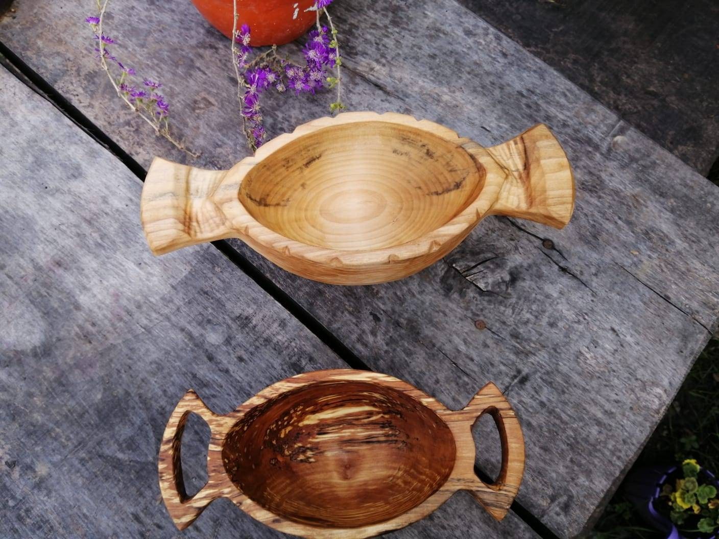 Handcraft bowl one of one kind gift for her gift for mom wooden bowls handmade