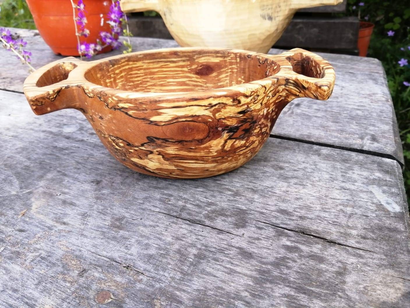 Handcraft bowl one of one kind gift for her gift for mom wooden bowls handmade