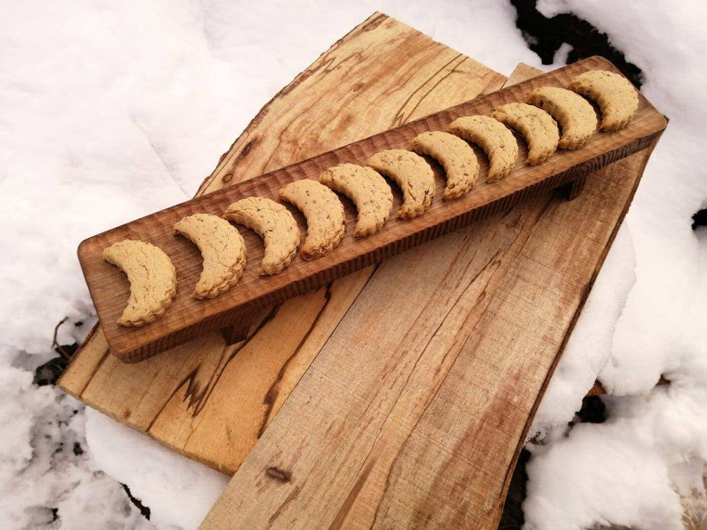 Handcraft presentation board rustic wooden carving stand gift for her gift for mom wooden table handmade