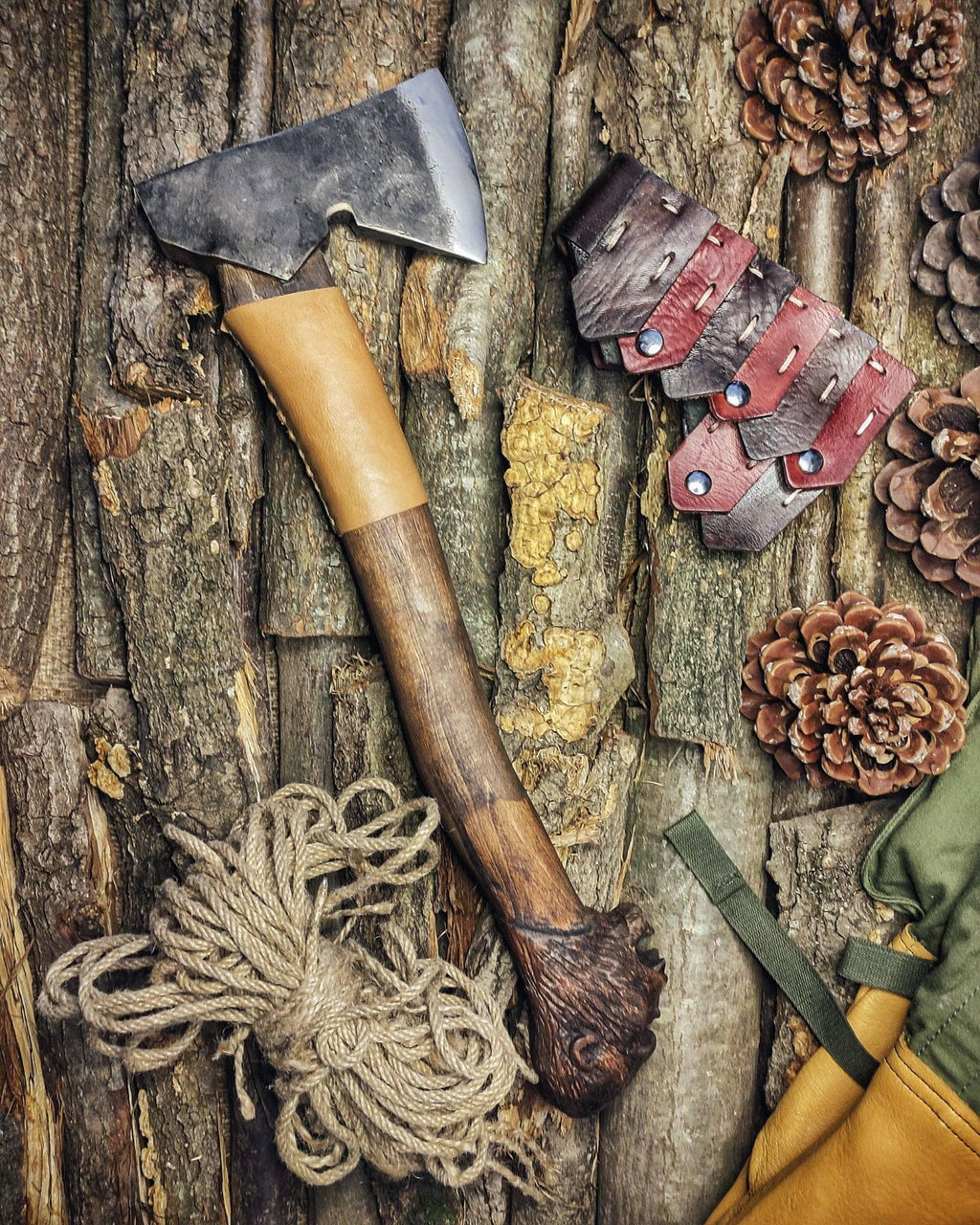 Artistic and Durable Handmade Axes