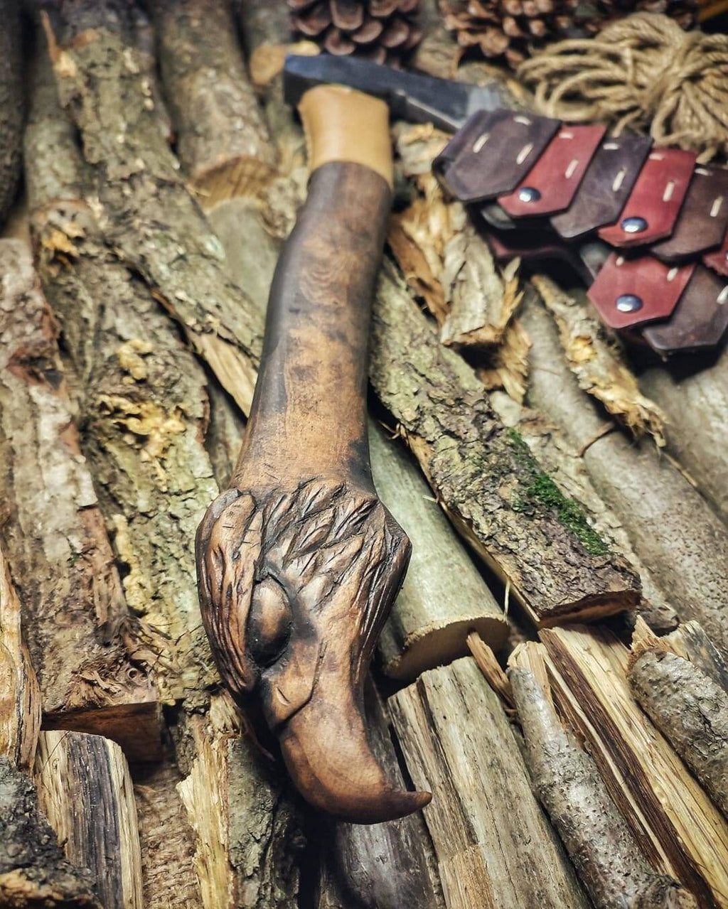 Artistic and Durable Handmade Axe