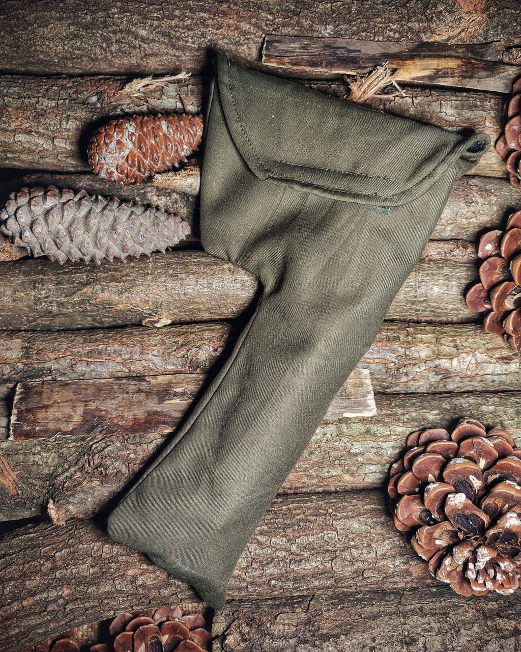 blacksmith hand forge small carving axe carpenter tool with leather sheath and canvas bag