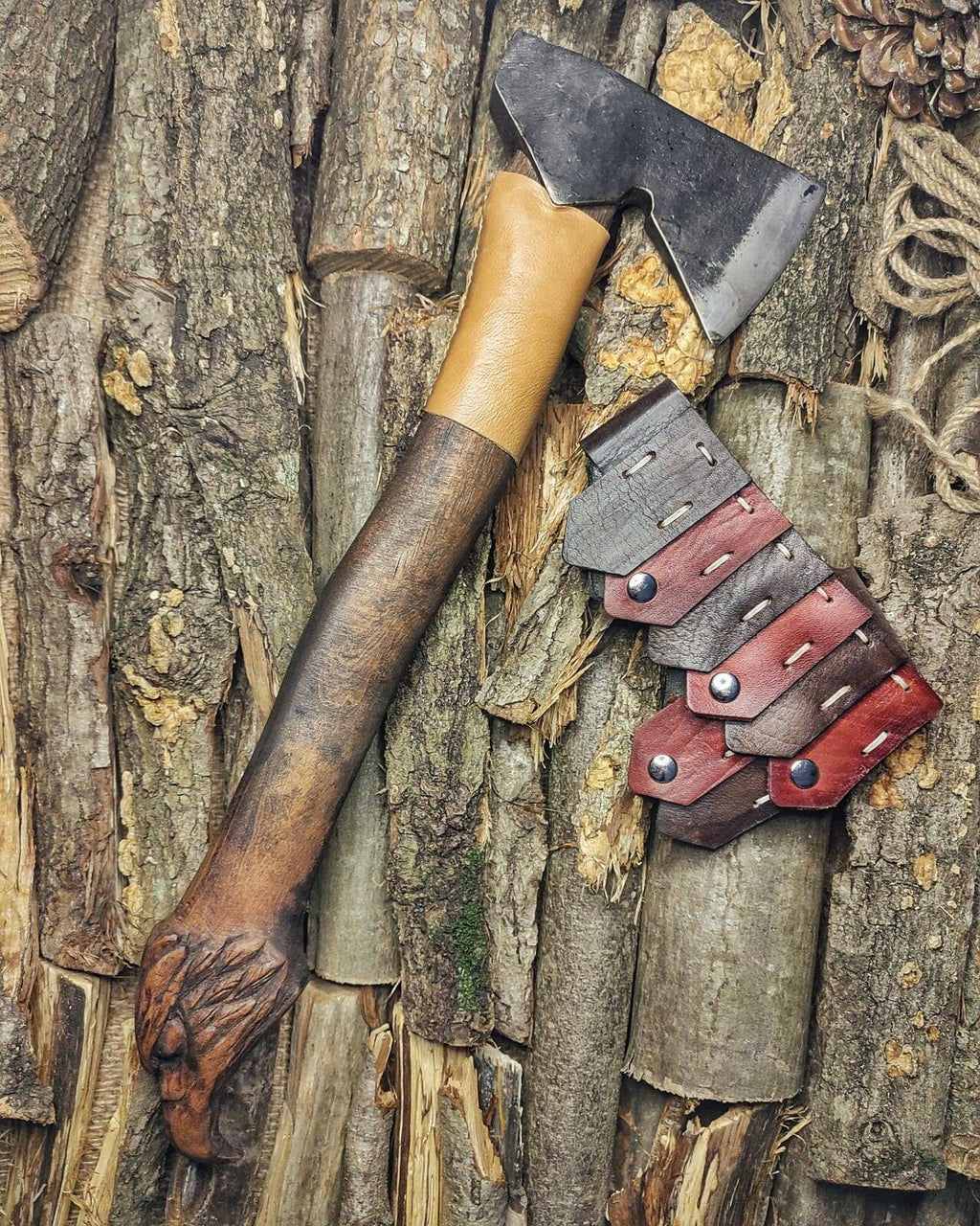 Artistic and Durable Handmade Axe