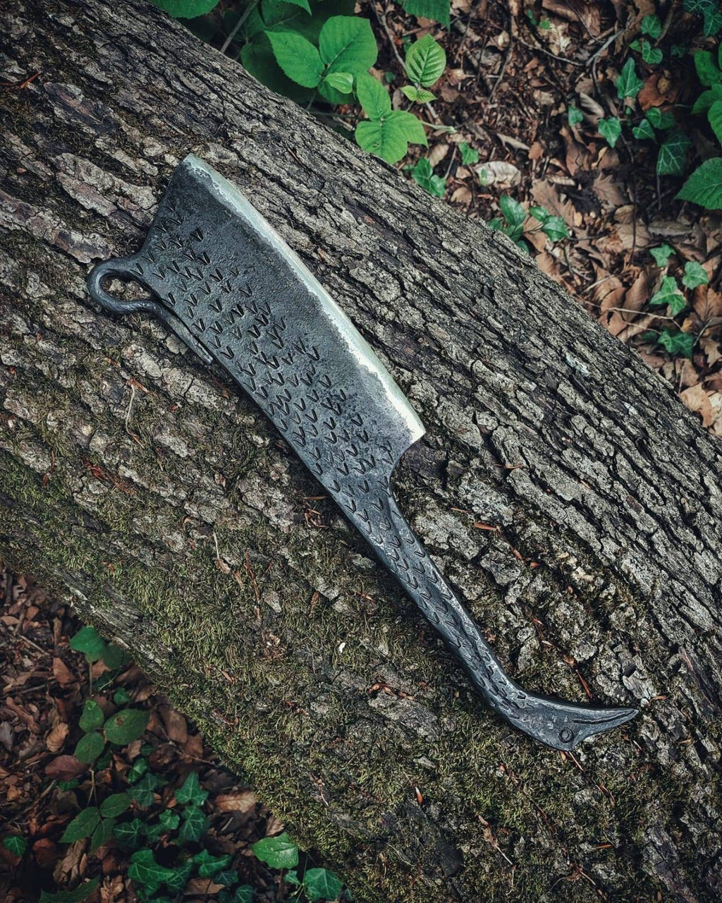 Two outdoor butcher knives blacksmith