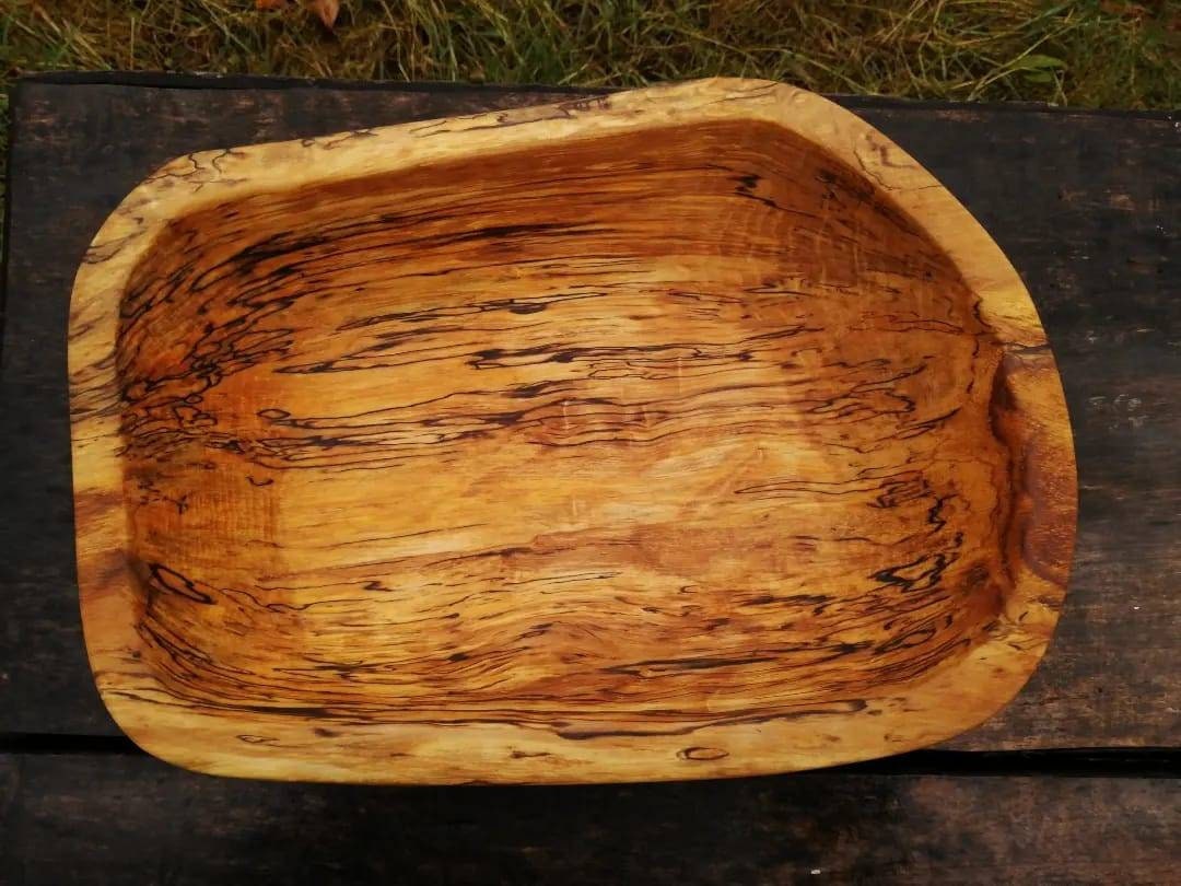 decorative one of one kind wooden bowl