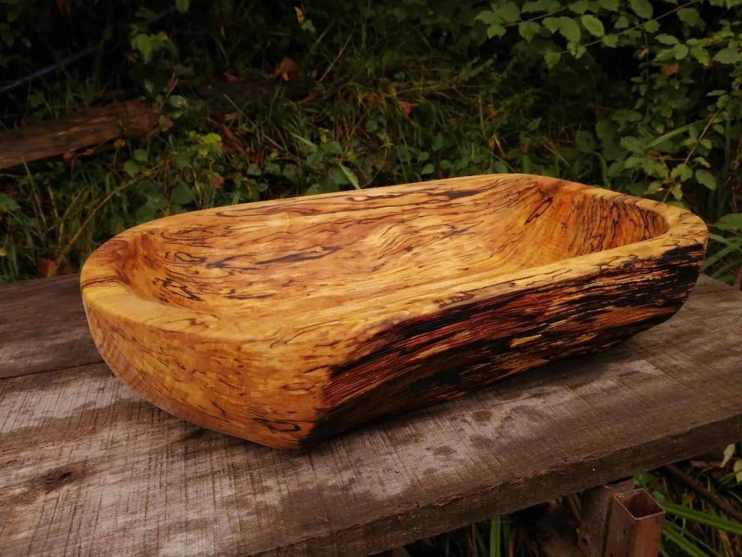 decorative one of one kind wooden bowl