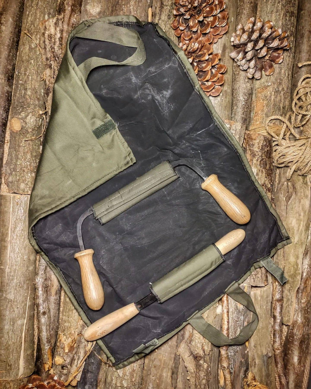 Wood carving tool forged bushcraft set