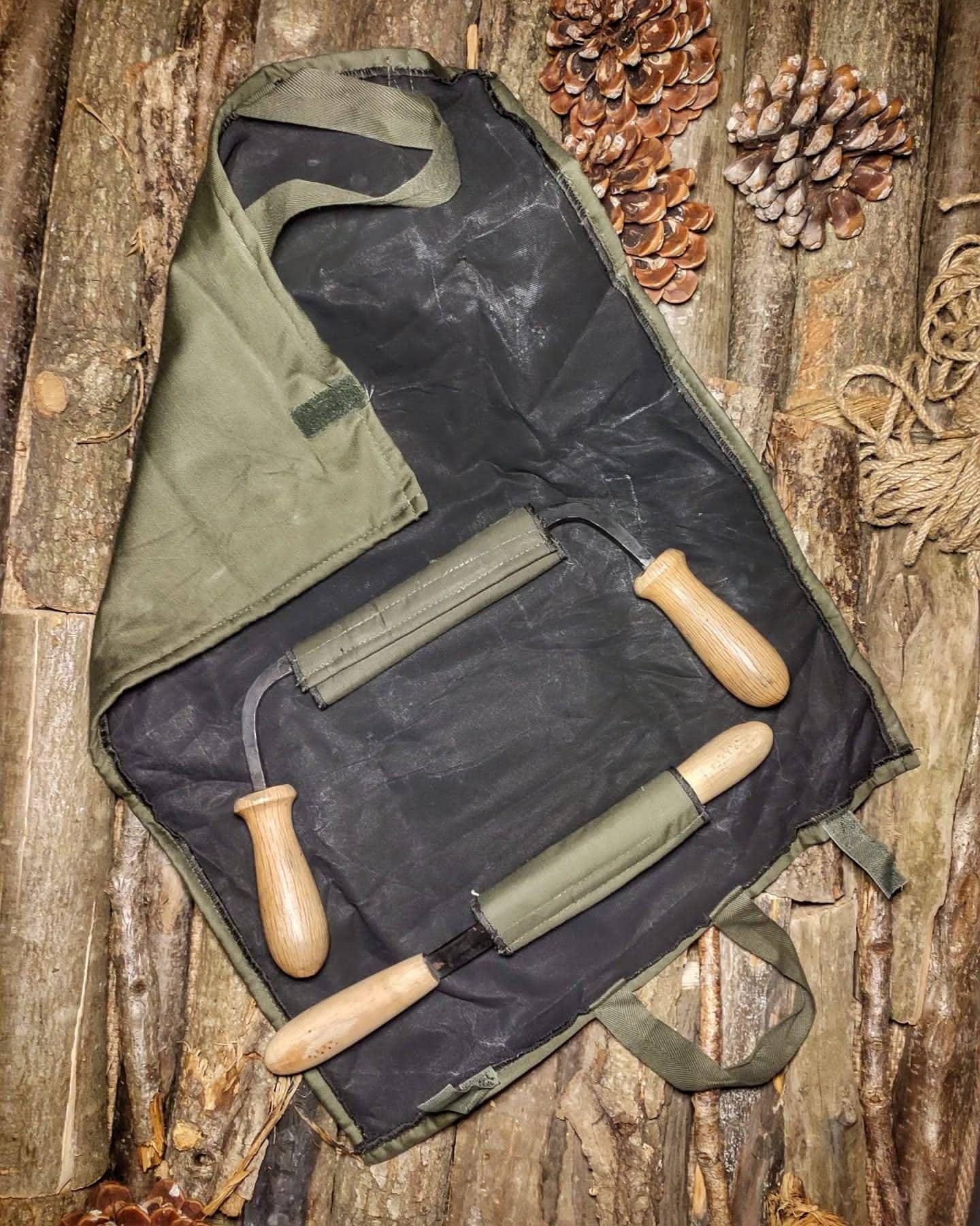 Wood carving tool forged bushcraft set
