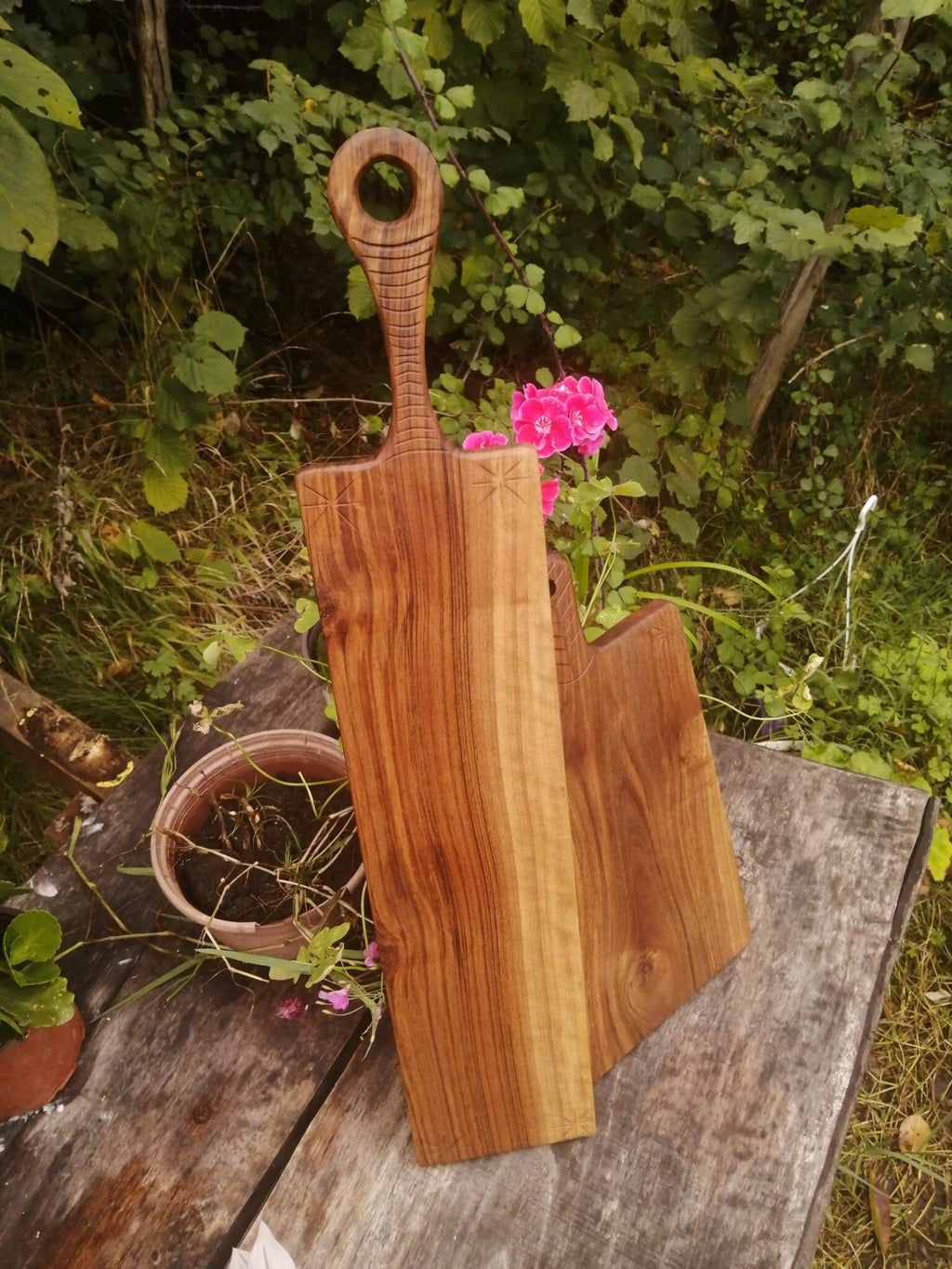 Rustic Wooden Engraved Presentation Board - Handmade, for Women