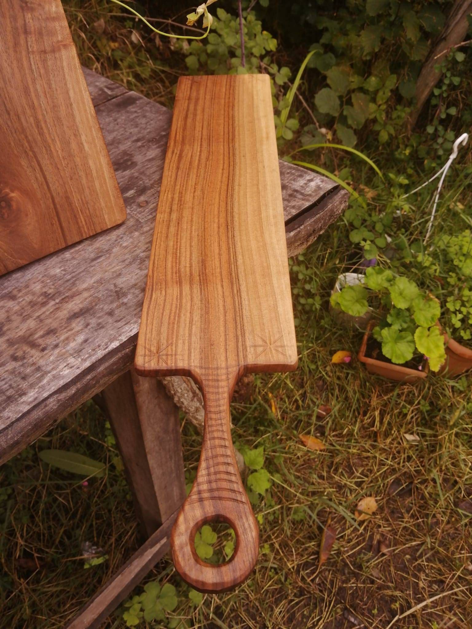 Rustic Wooden Engraved Presentation Board - Handmade, for Women