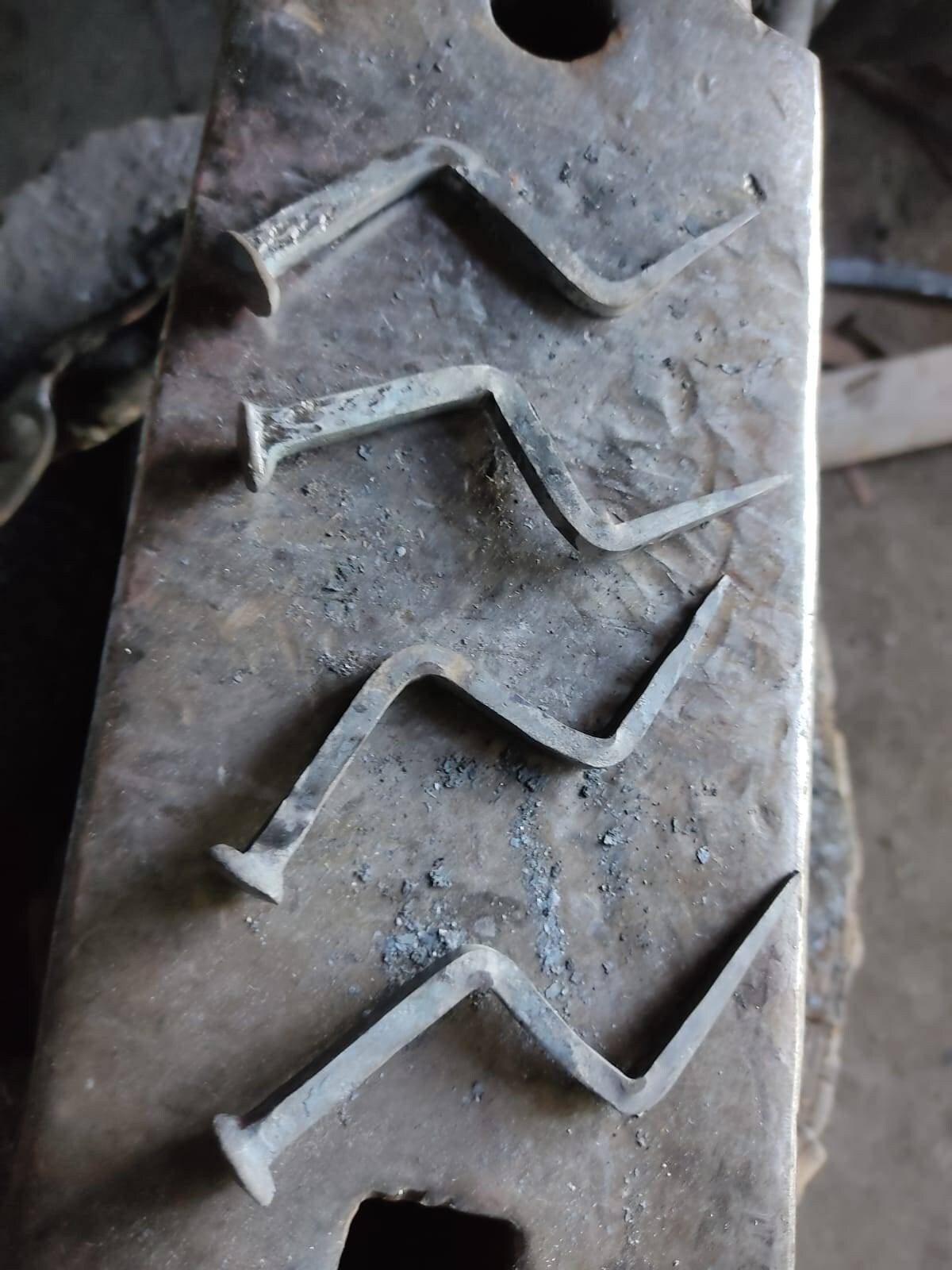 Handcrafted Rustic Iron and Wood Combination Wall &amp; Door Hooks