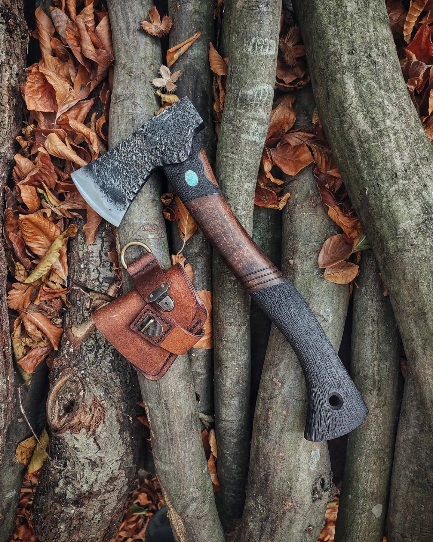 Handmade custom uniquie hatchet axe
