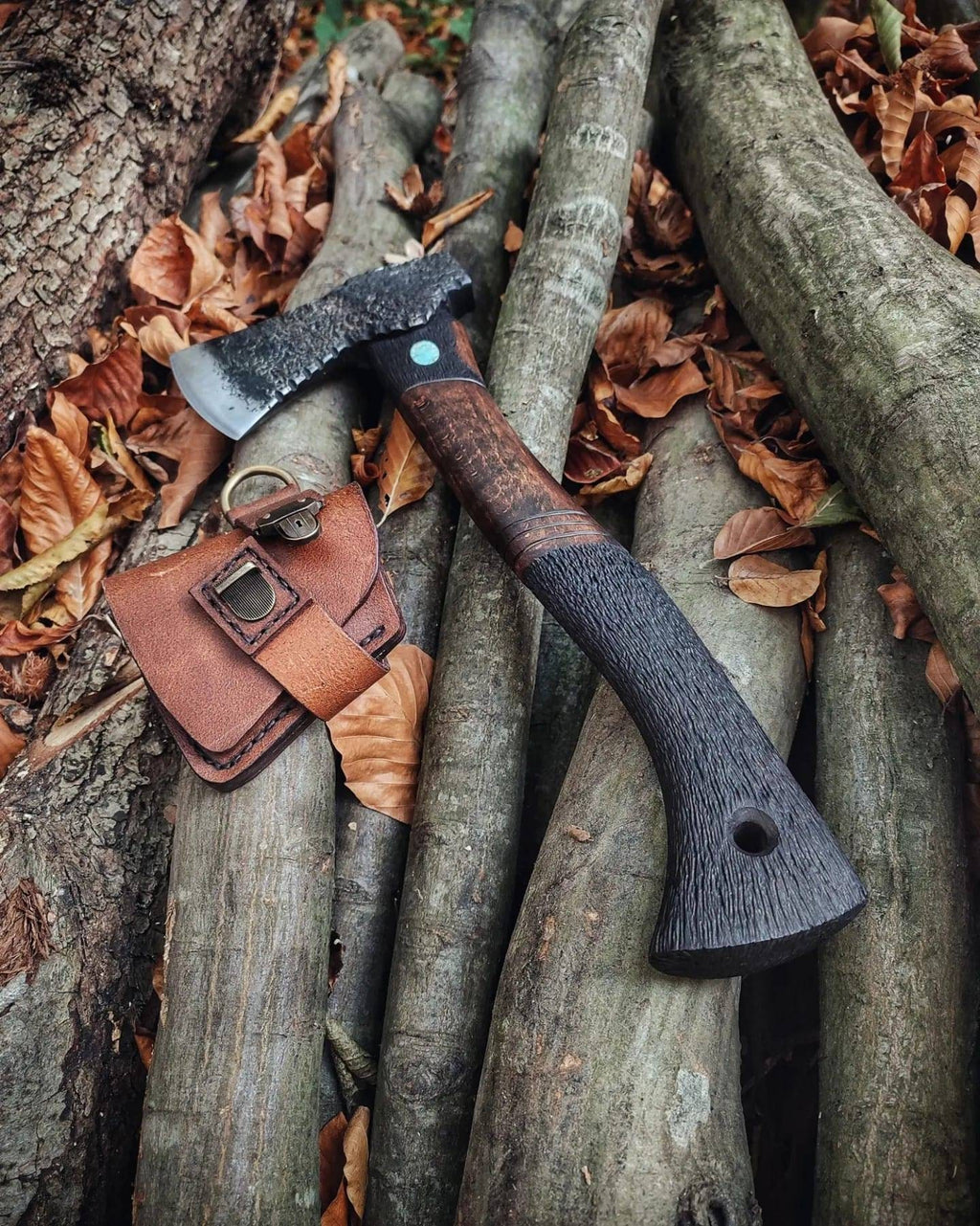 Handmade custom uniquie hatchet axe