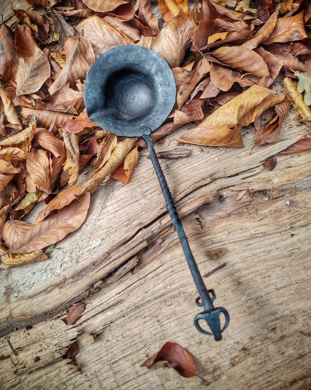 Blacksmith Handmade Camping Pans with Animal Figure Handles