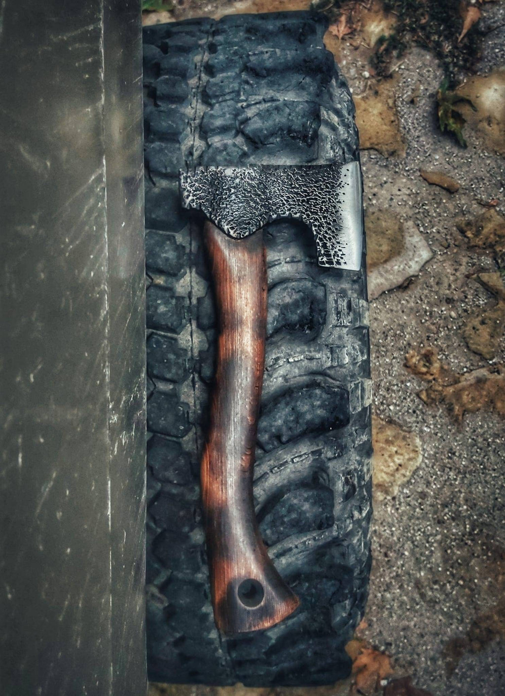 Handmade blacksmith bushcraft survival useful bruk hatchet camper ax