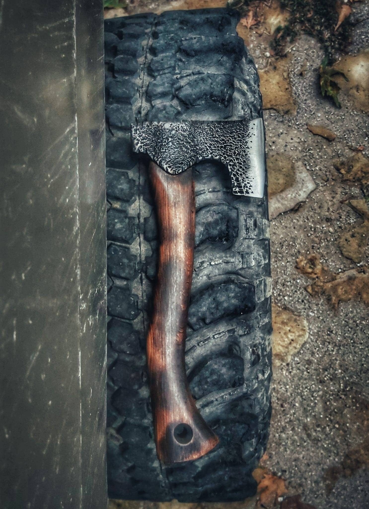 Handmade blacksmith bushcraft survival useful bruk hatchet camper ax