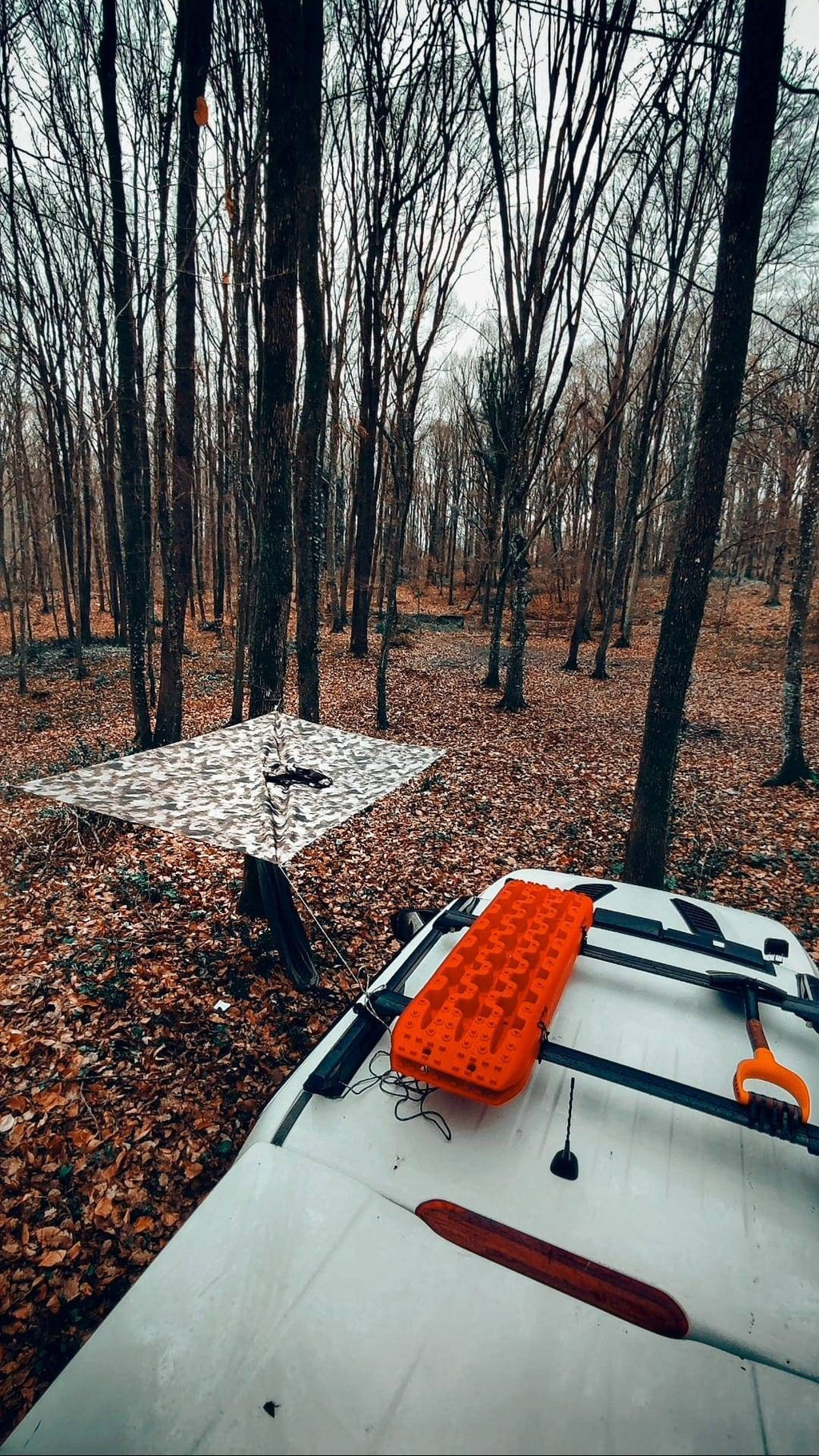 Bushcraft canvas rain stopper raincoat tactical gear