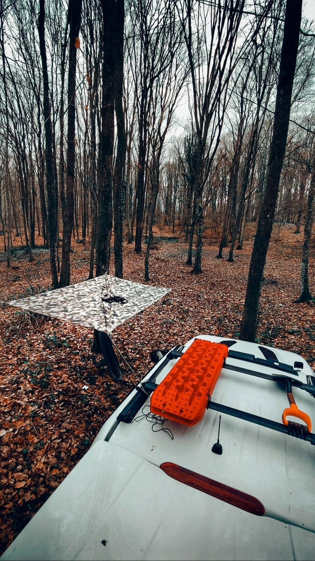 Bushcraft canvas rain stopper raincoat tactical gear
