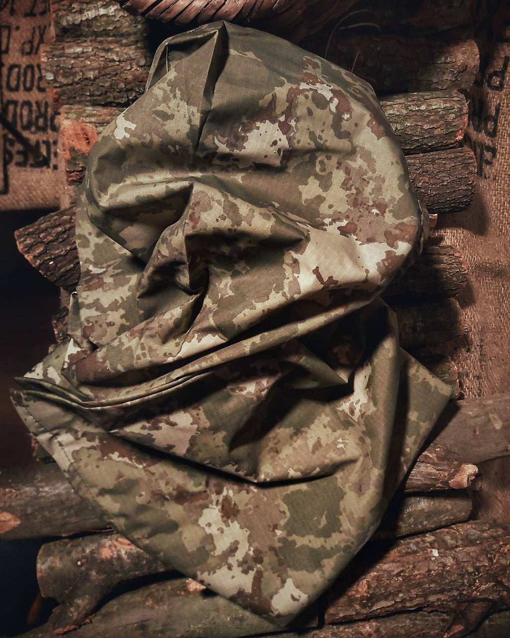 Bushcraft canvas rain stopper raincoat tactical gear