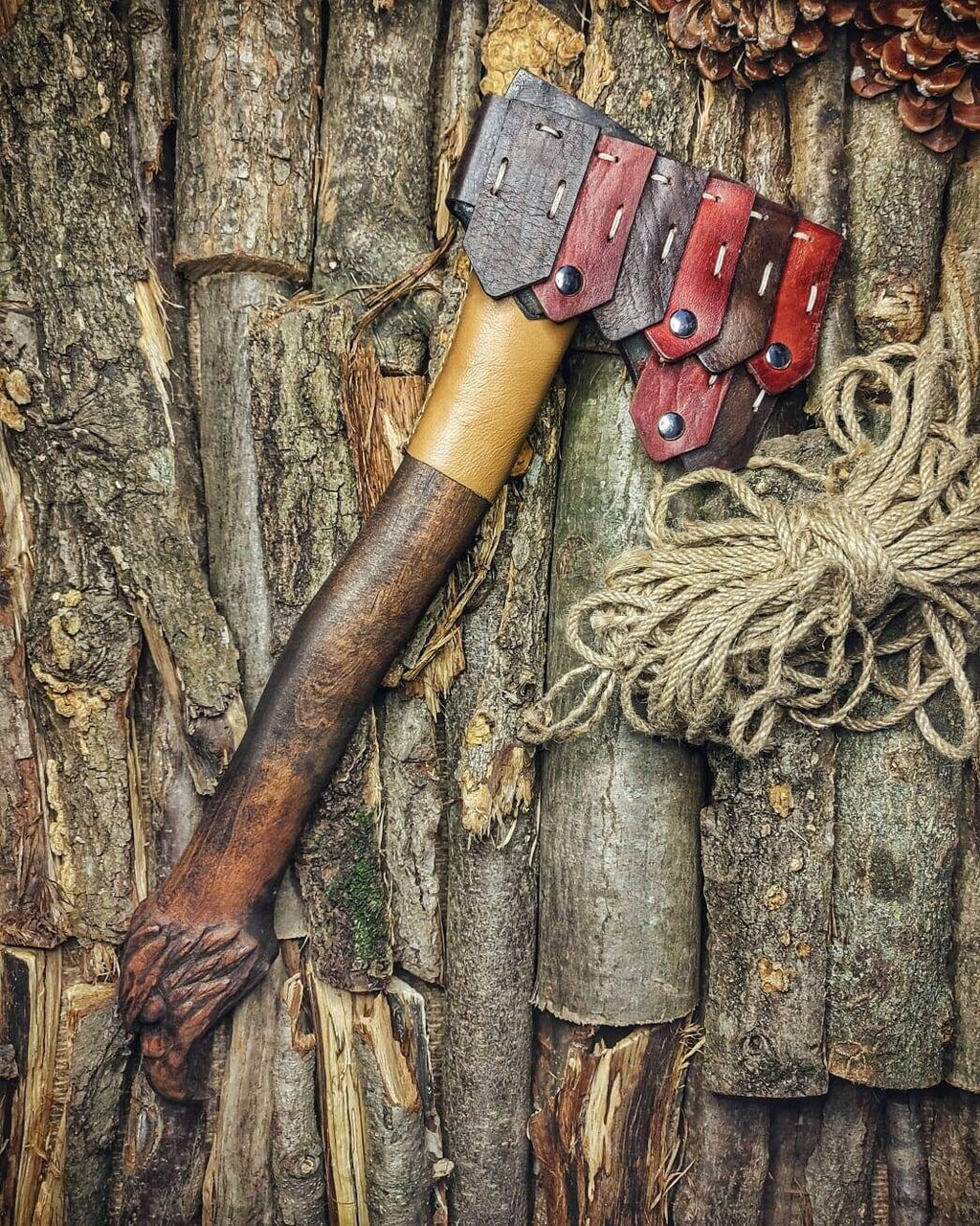 Artistic and Durable Handmade Axe