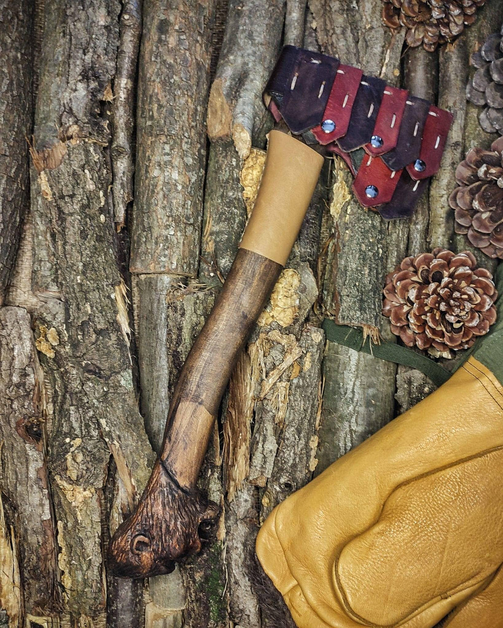 Artistic and Durable Handmade Axes