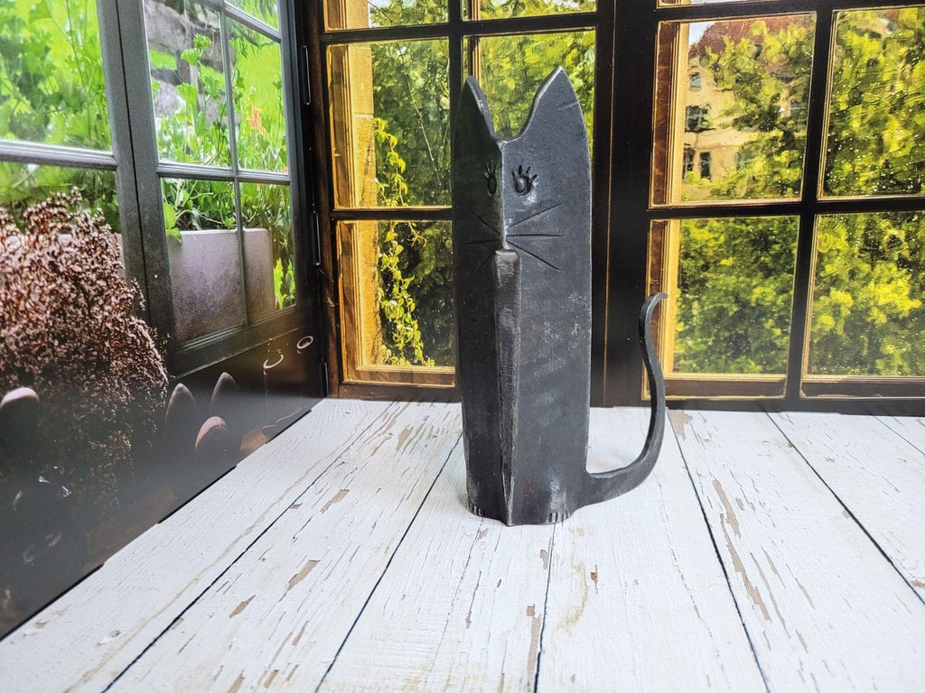 Cat of Iron: Unique Memories Shaped by Artistic Forging Blacksmith Art