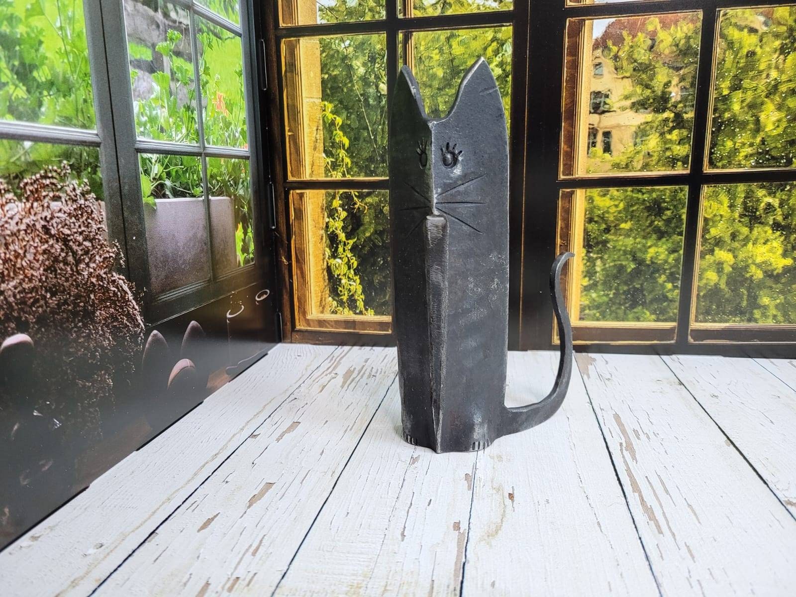 Cat of Iron: Unique Memories Shaped by Artistic Forging Blacksmith Art