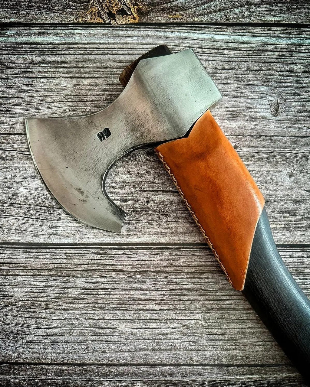 Handmade hand forge blacksmith ax custom ax