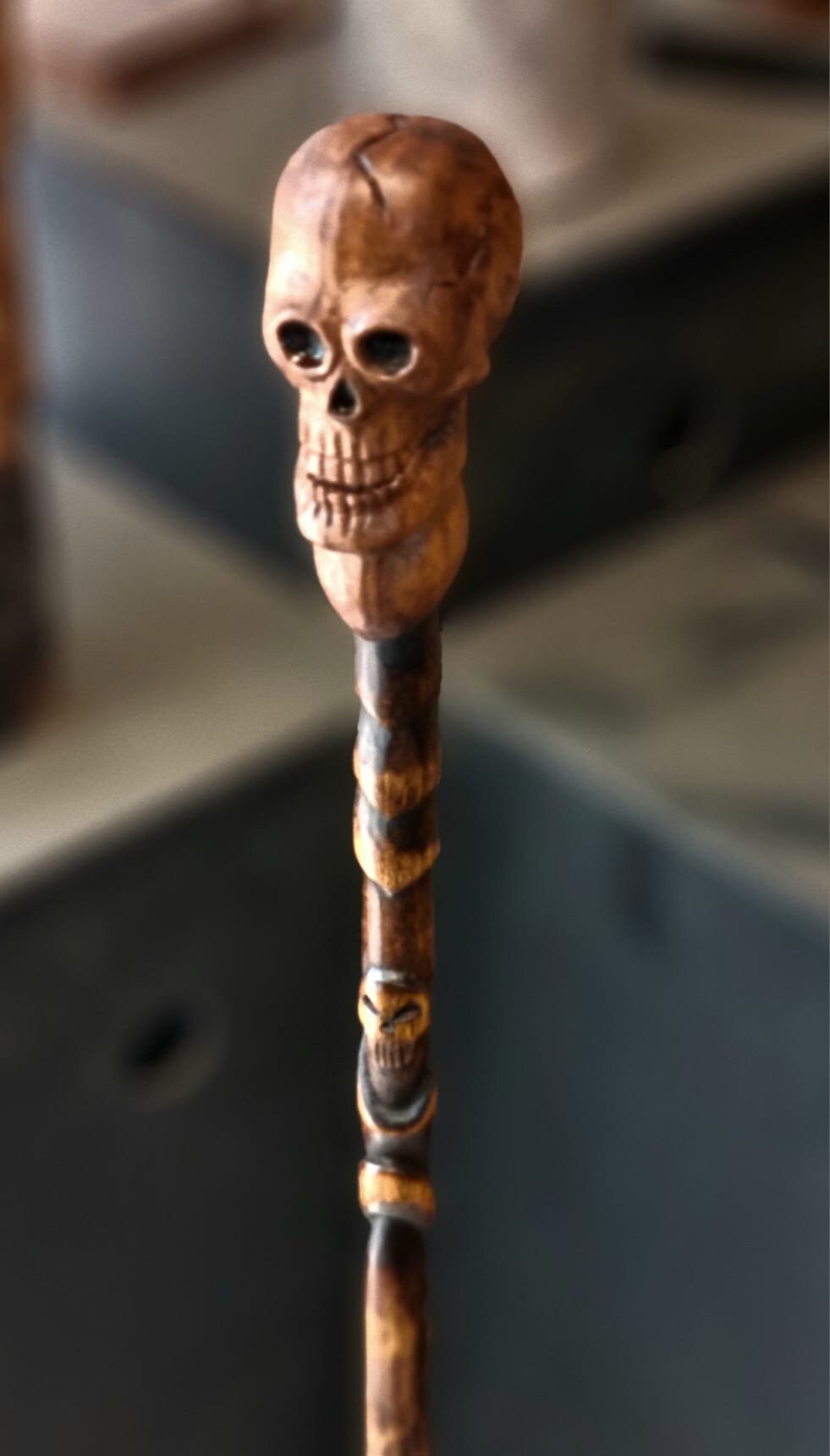 Enchanting Wooden Carved Walking Sticks for Nature's Journey