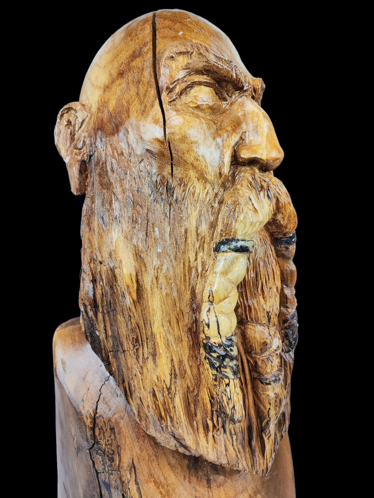 Reflections of Wounded Souls: Unique Viking Bust Sculptures