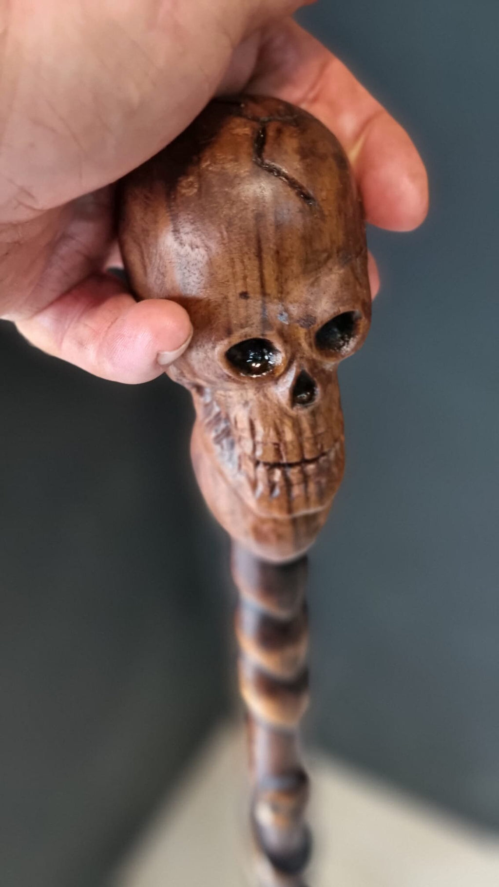 Enchanting Wooden Carved Walking Sticks for Nature's Journey