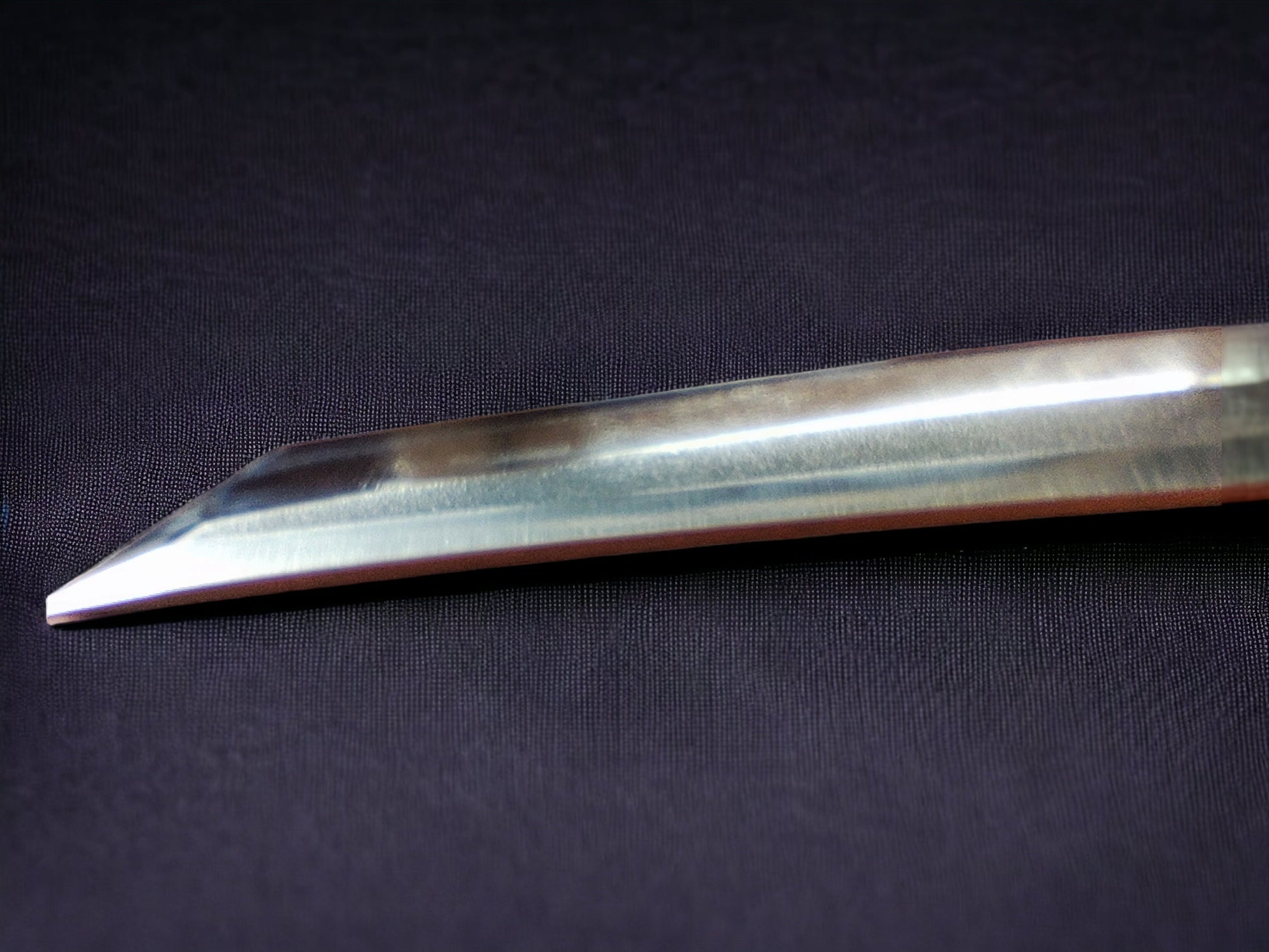 Handmade tanto custom knife with wooden sheath