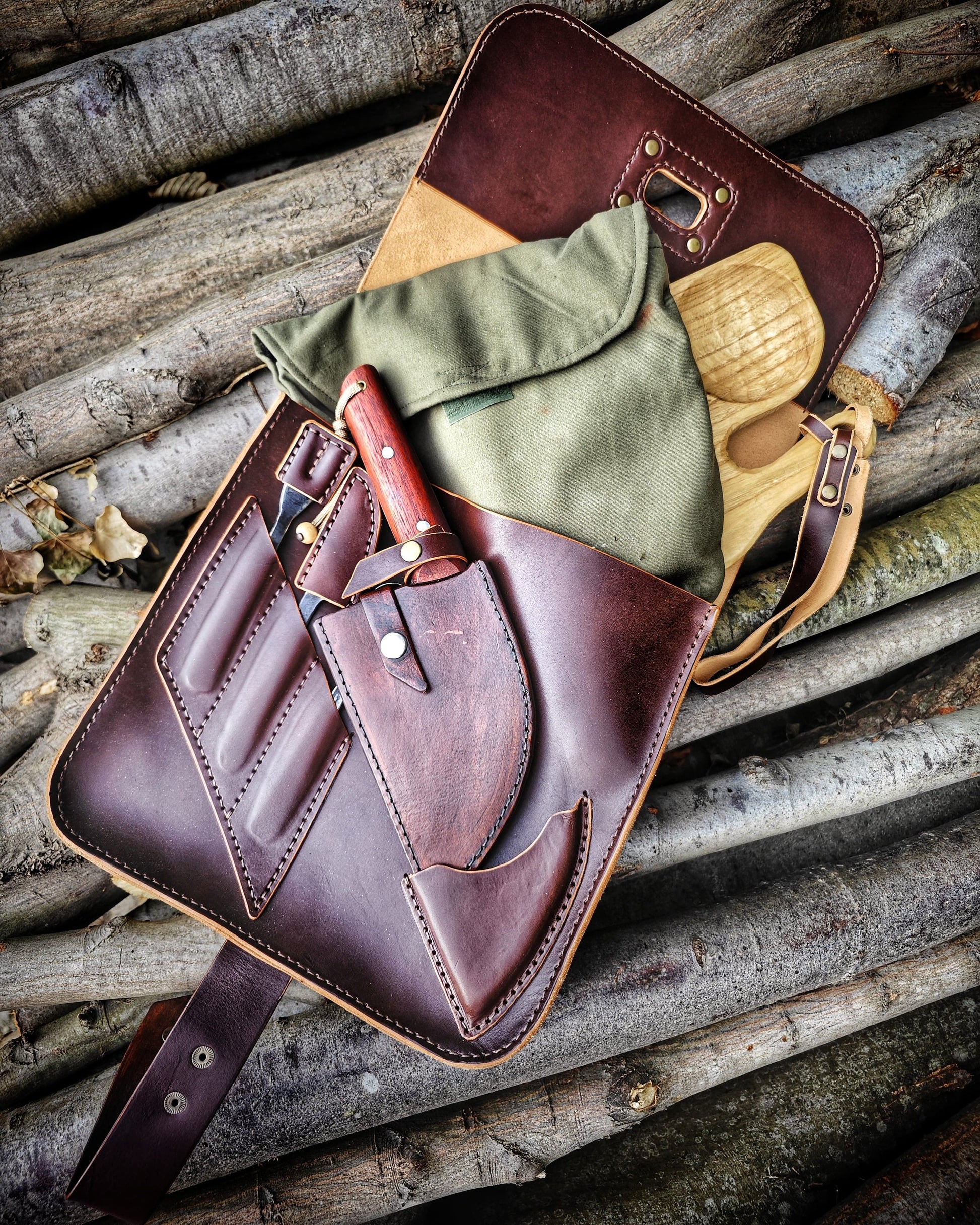 Daily voyager camper set handmade camping tools